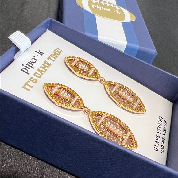 Piper K | Football 🏈 Earrings - Picture 4 of 6